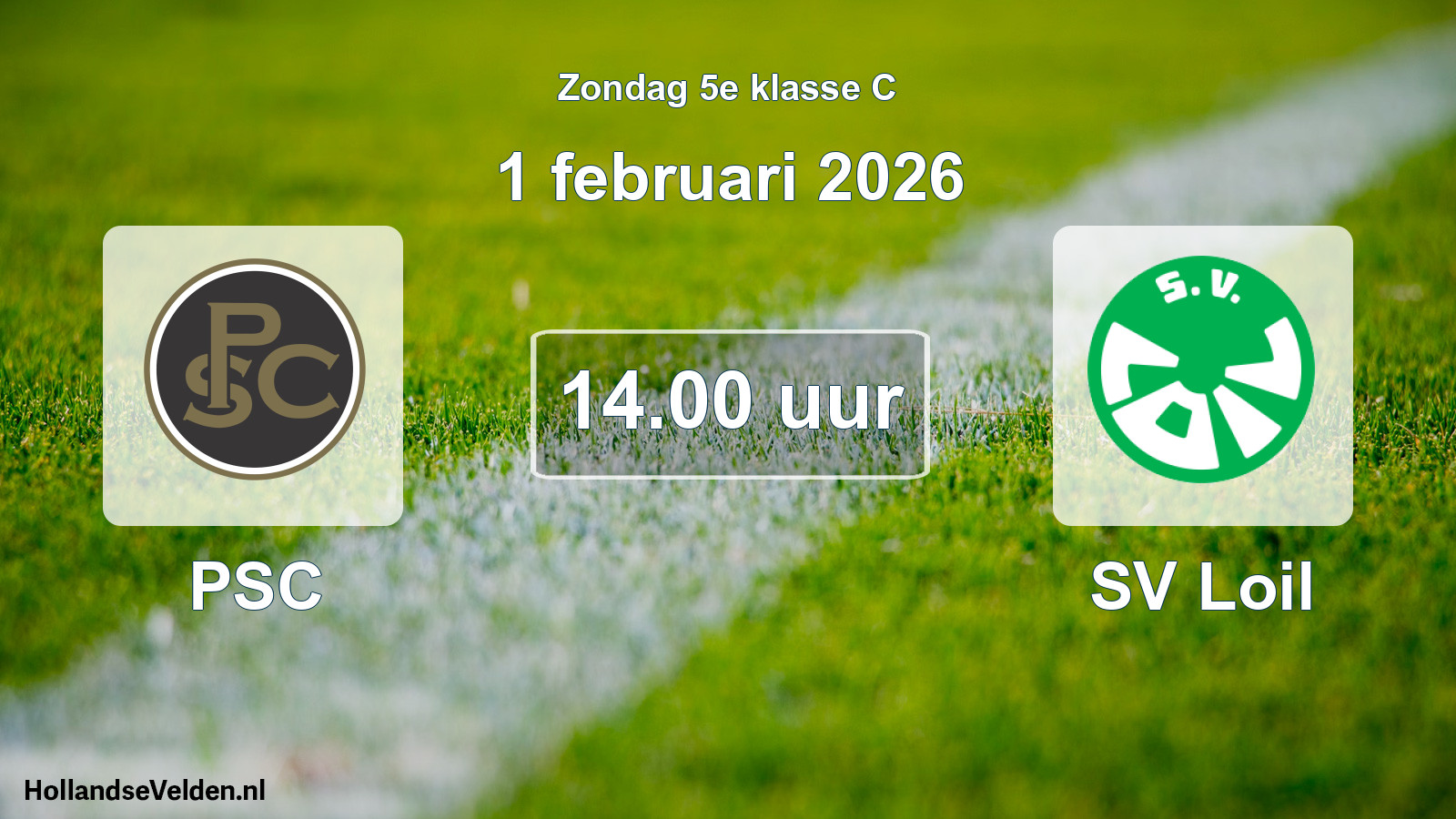 Scheduled Match: PSC - SV Loil (1 February 2026)