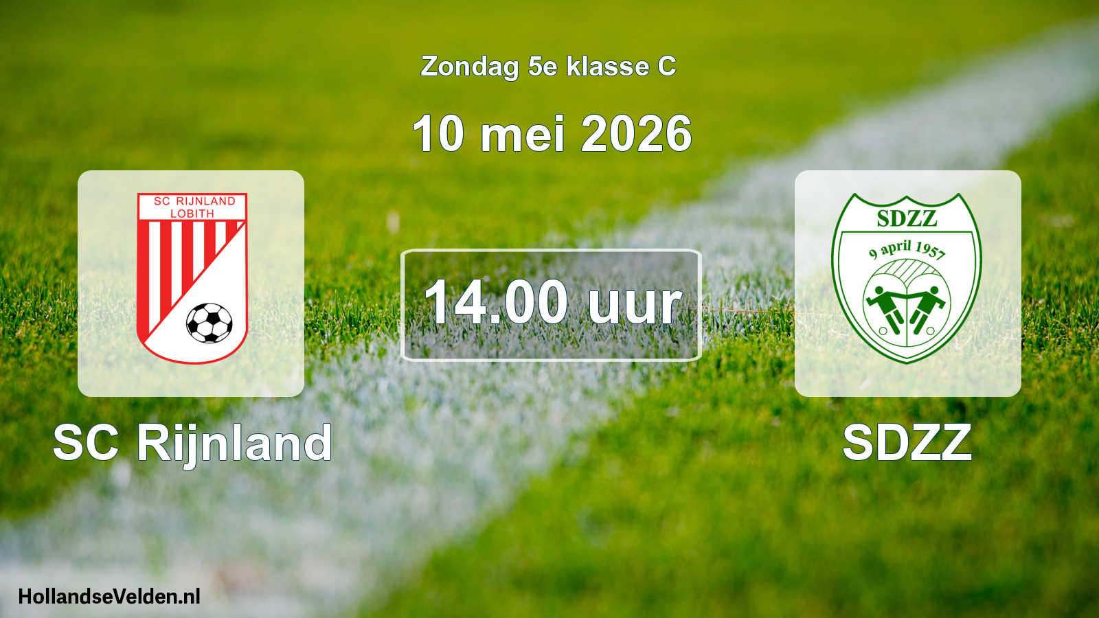 Scheduled Match: SC Rijnland - SDZZ (10 May 2026)