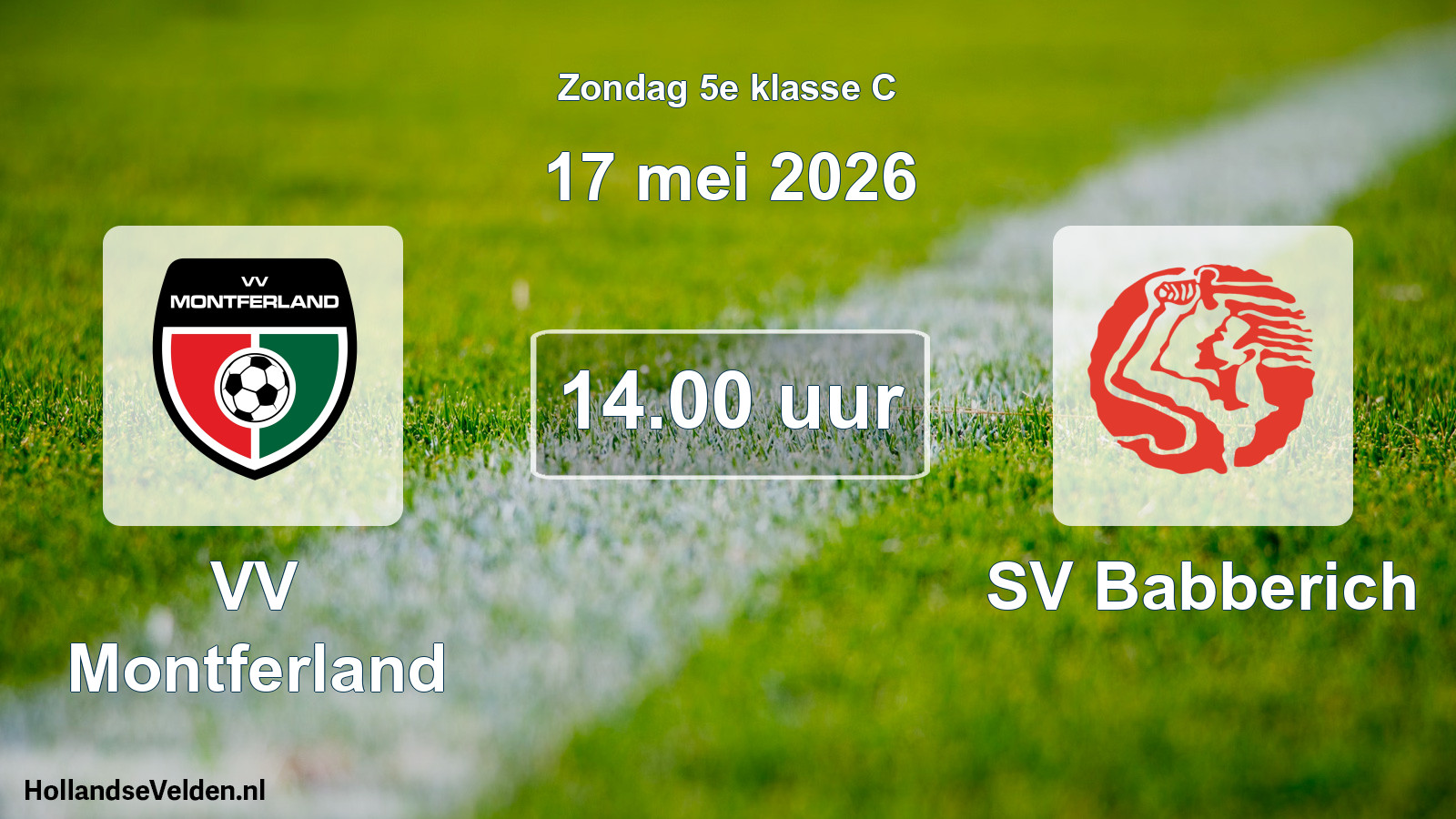 Scheduled Match: VV Montferland - SV Babberich (17 May 2026)