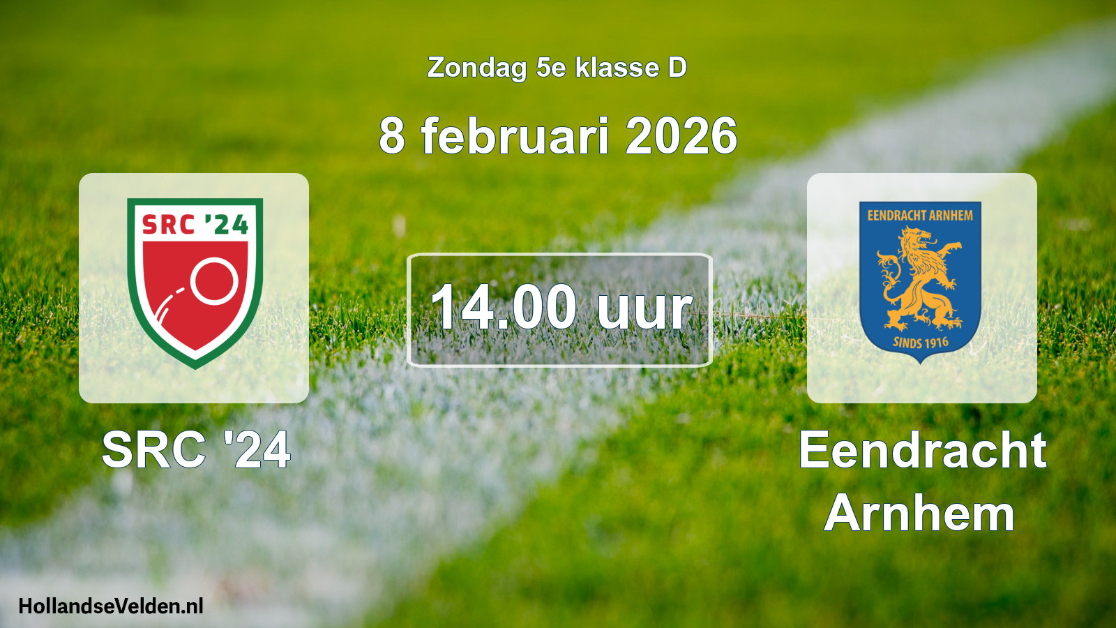 Scheduled Match: SRC '24 - Eendracht Arnhem (8 February 2026)