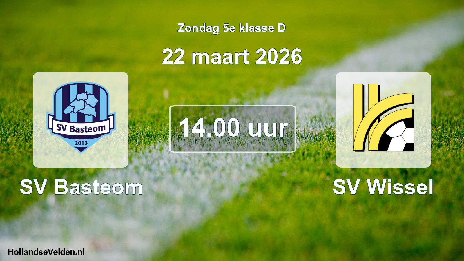 Scheduled Match: SV Basteom - SV Wissel (22 March 2026)