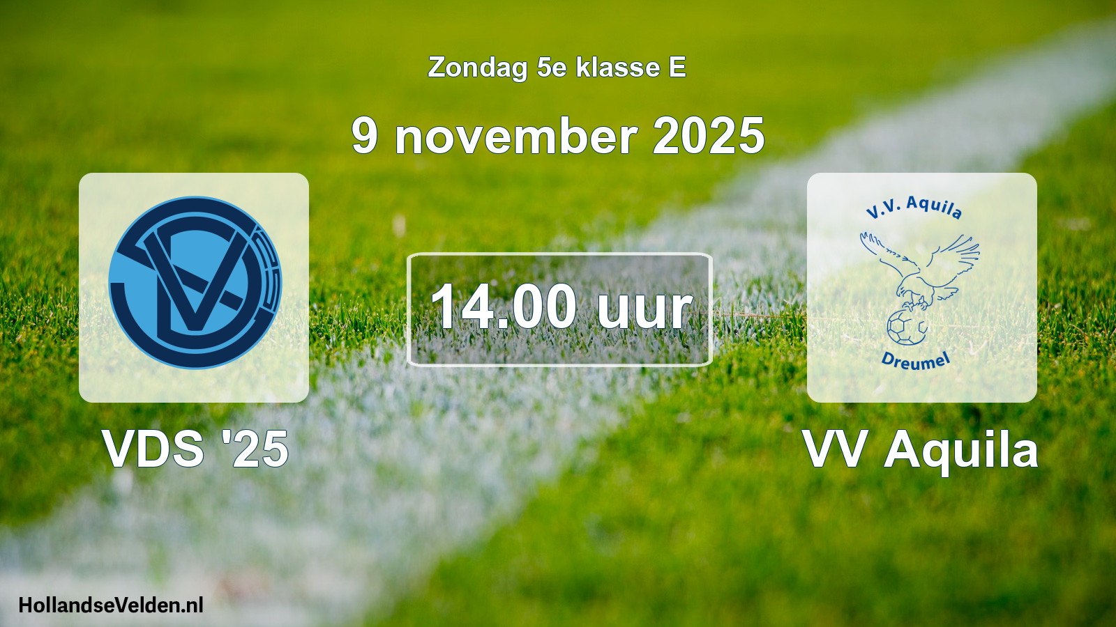 Scheduled Match: VDS '25 - VV Aquila (9 November 2025)