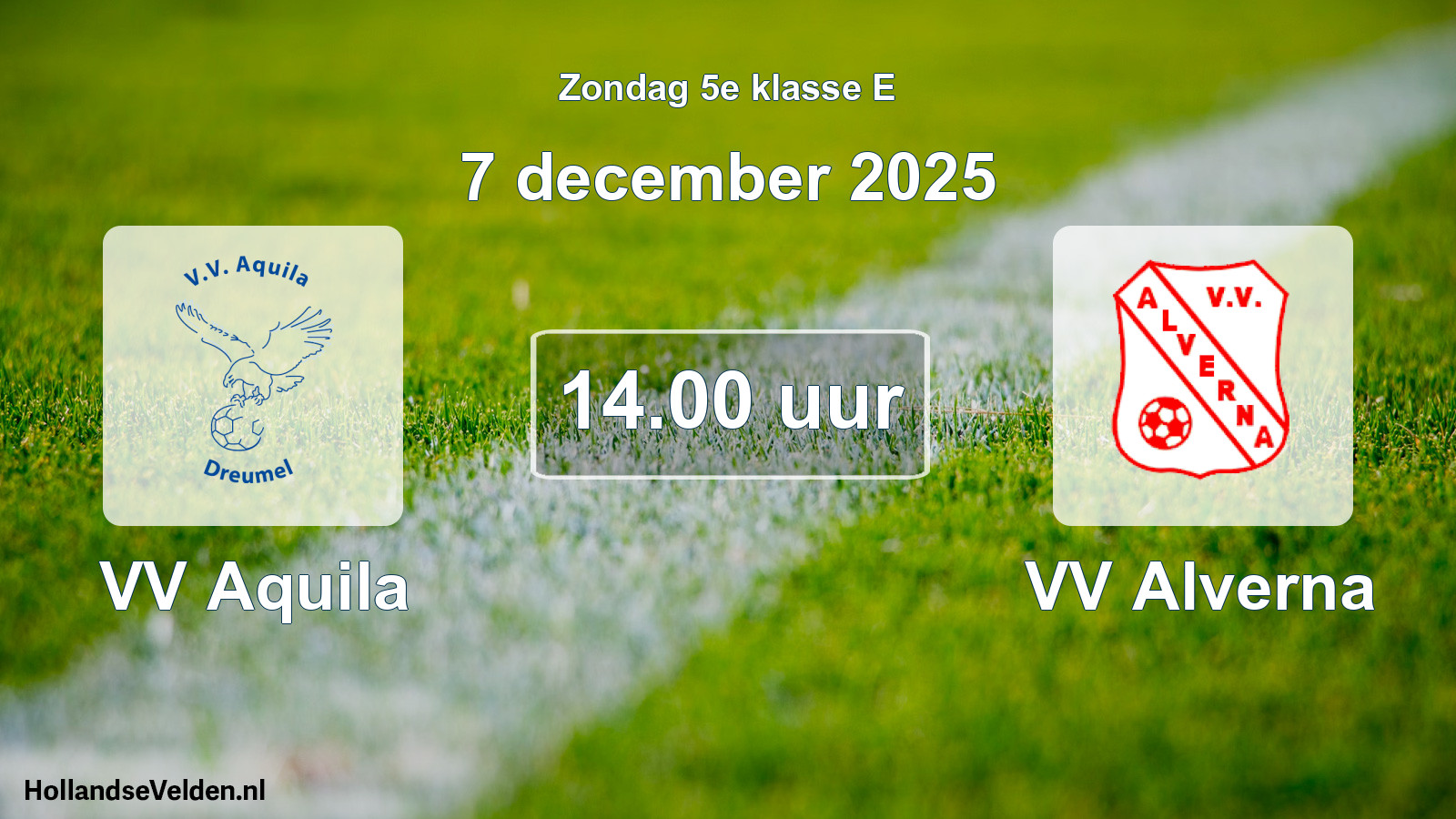 Scheduled Match: VV Aquila - VV Alverna (7 December 2025)