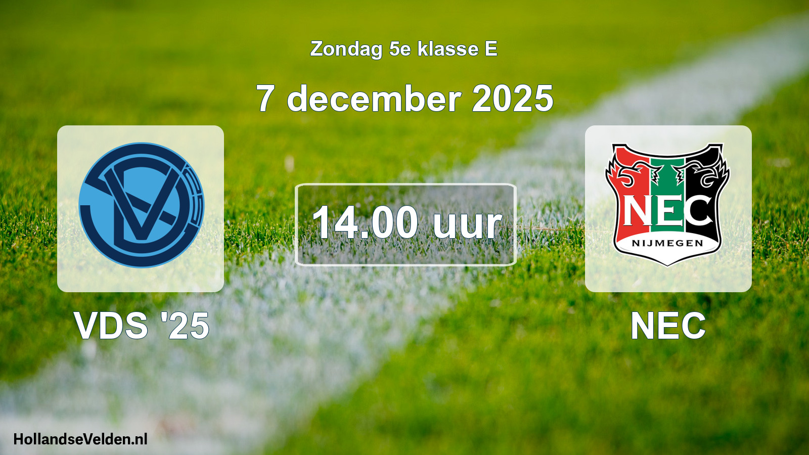 Scheduled Match: VDS '25 - NEC (7 December 2025)