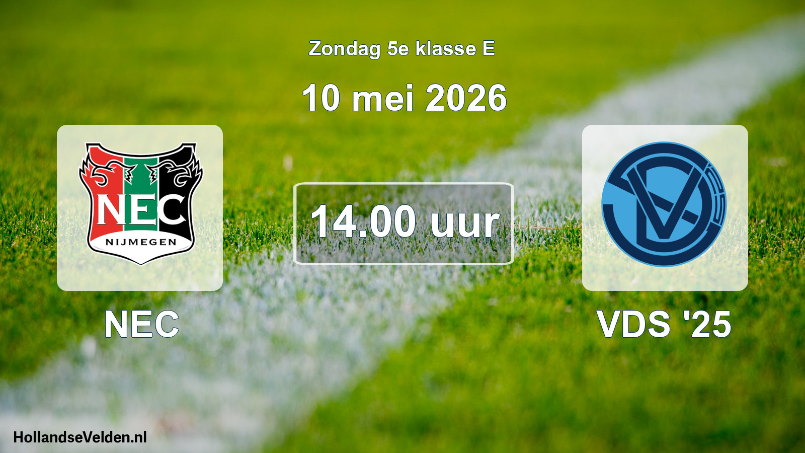 Scheduled Match: NEC - VDS '25 (10 May 2026)