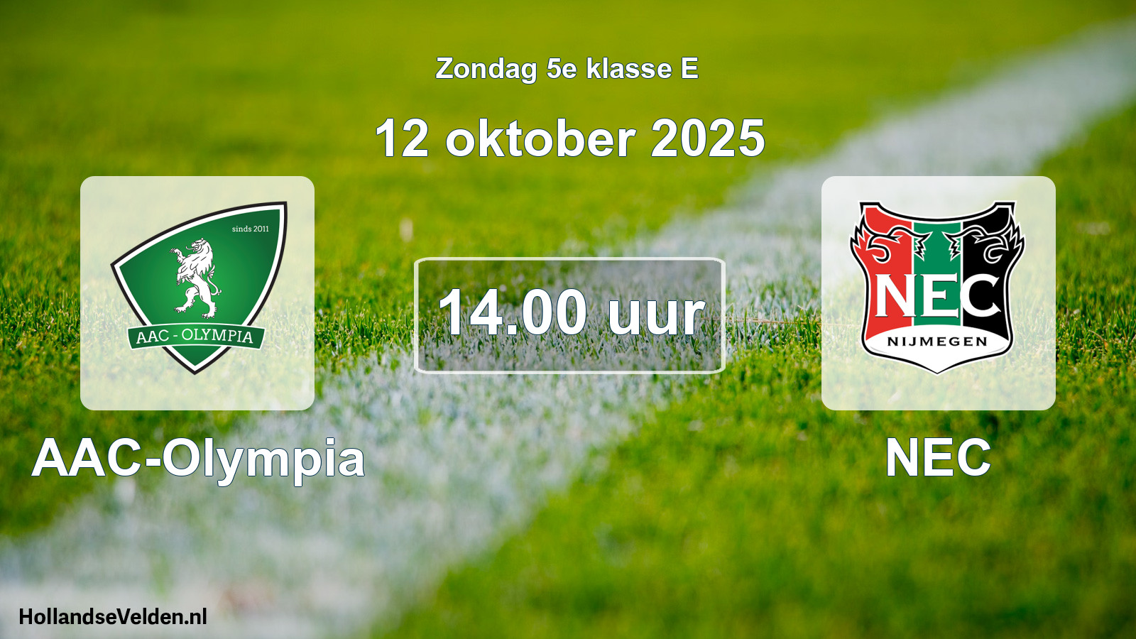 Scheduled Match: AAC-Olympia - NEC (12 October 2025)