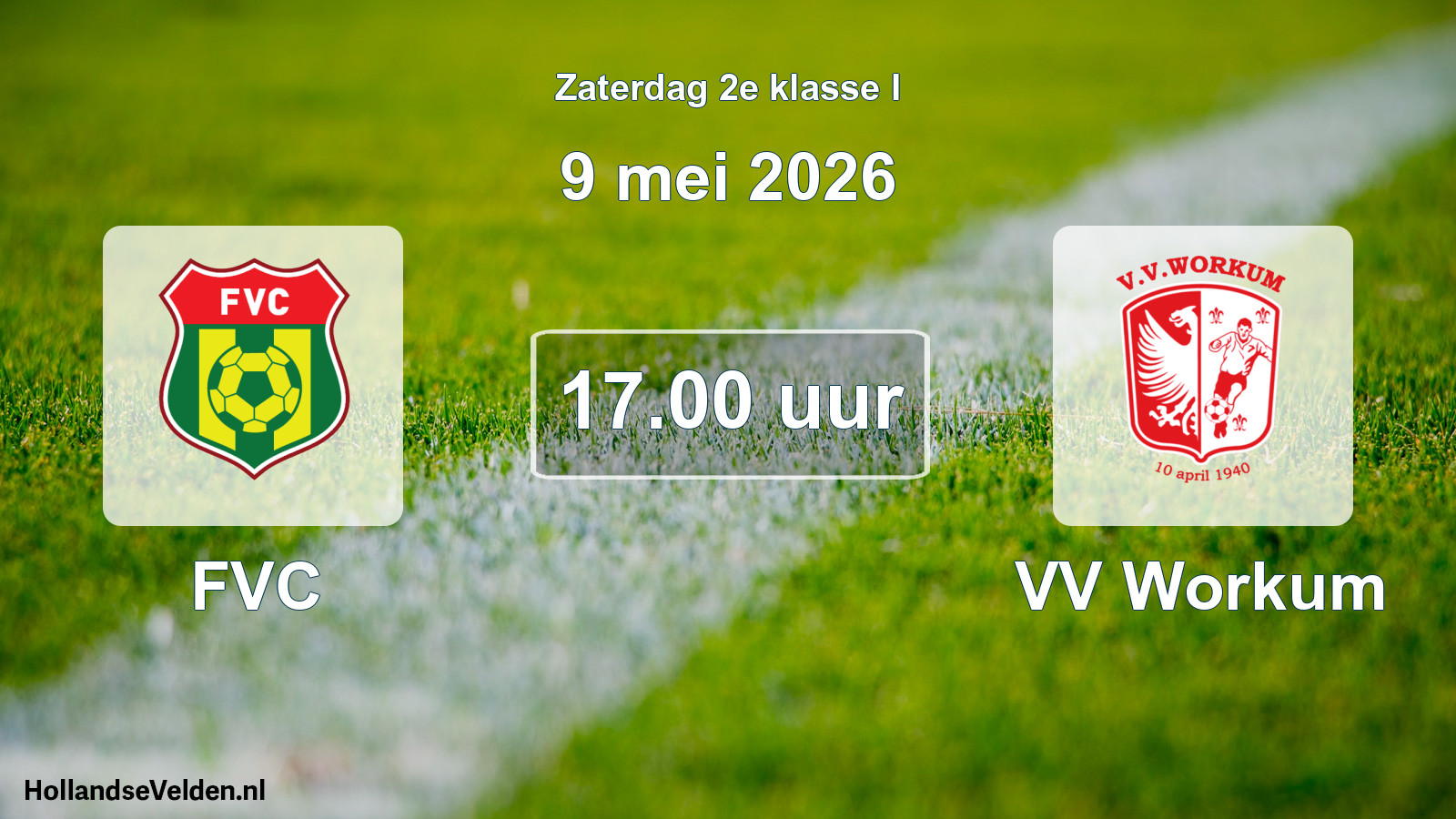 Scheduled Match: FVC - VV Workum (9 May 2026)