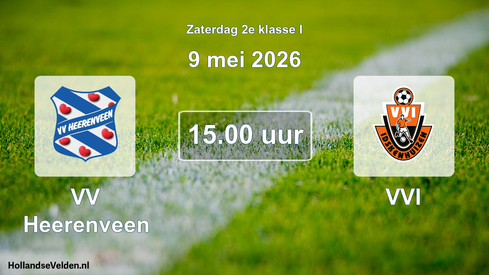 Scheduled Match: VV Heerenveen - VVI (9 May 2026)