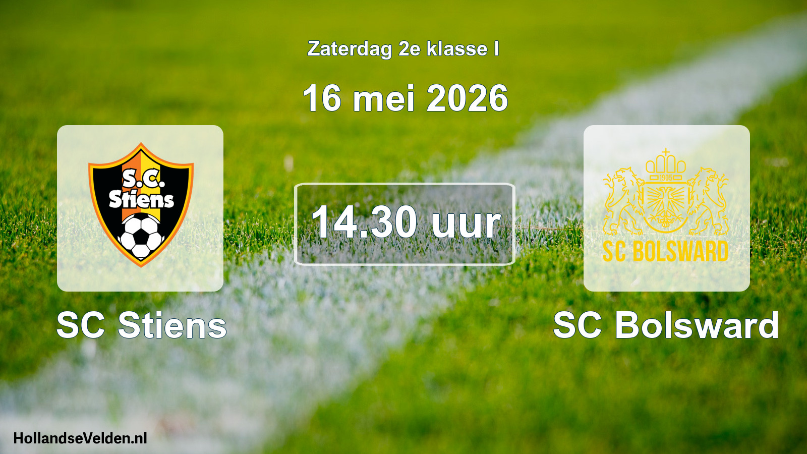 Scheduled Match: SC Stiens - SC Bolsward (16 May 2026)
