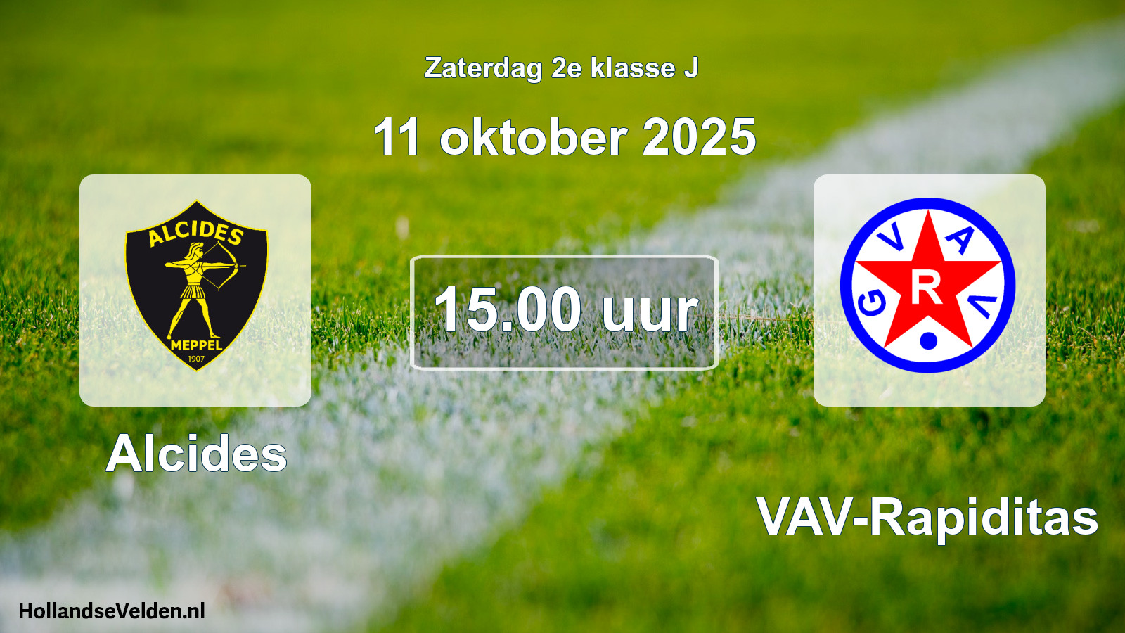 Geplande wedstrijd: Alcides - GVAV-Rapiditas (11 oktober 2025)