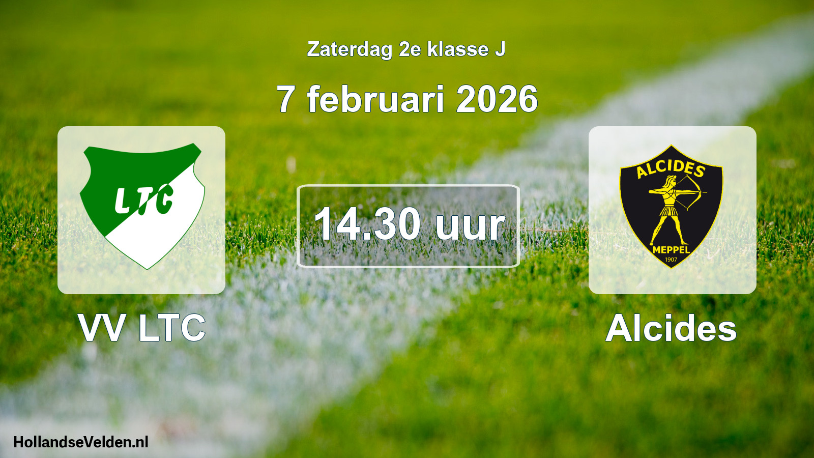 Scheduled Match: VV LTC - Alcides (7 February 2026)