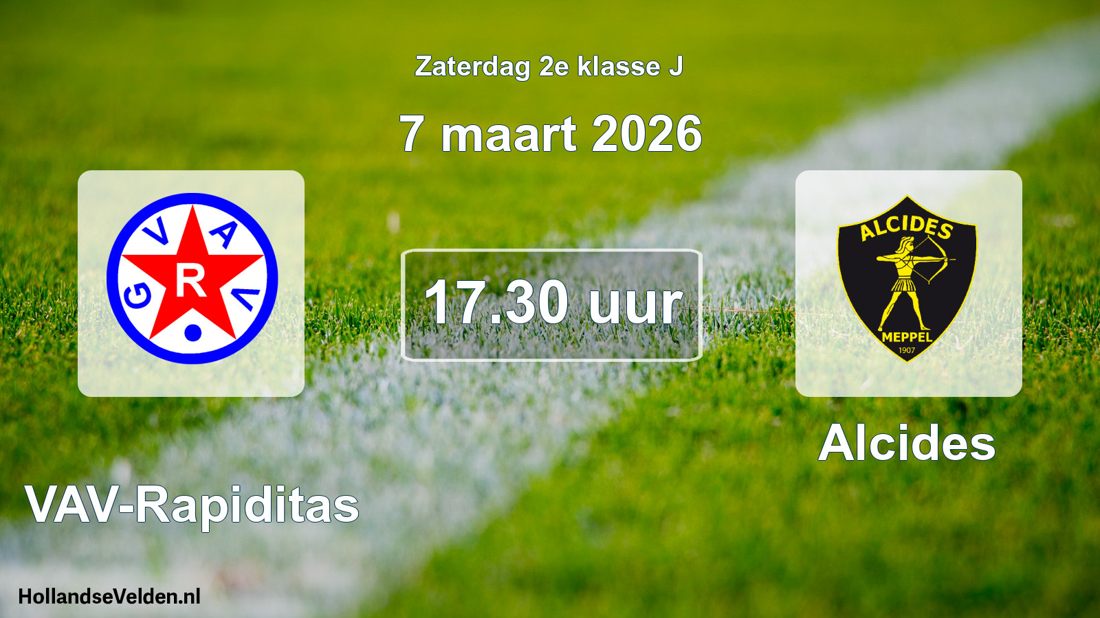 Scheduled Match: GVAV-Rapiditas - Alcides (7 March 2026)