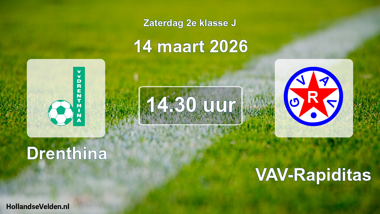 Scheduled Match: Drenthina - GVAV-Rapiditas (14 March 2026)