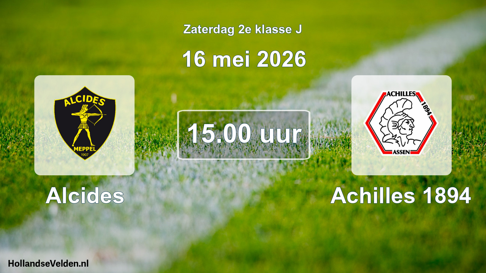 Scheduled Match: Alcides - Achilles 1894 (16 May 2026)