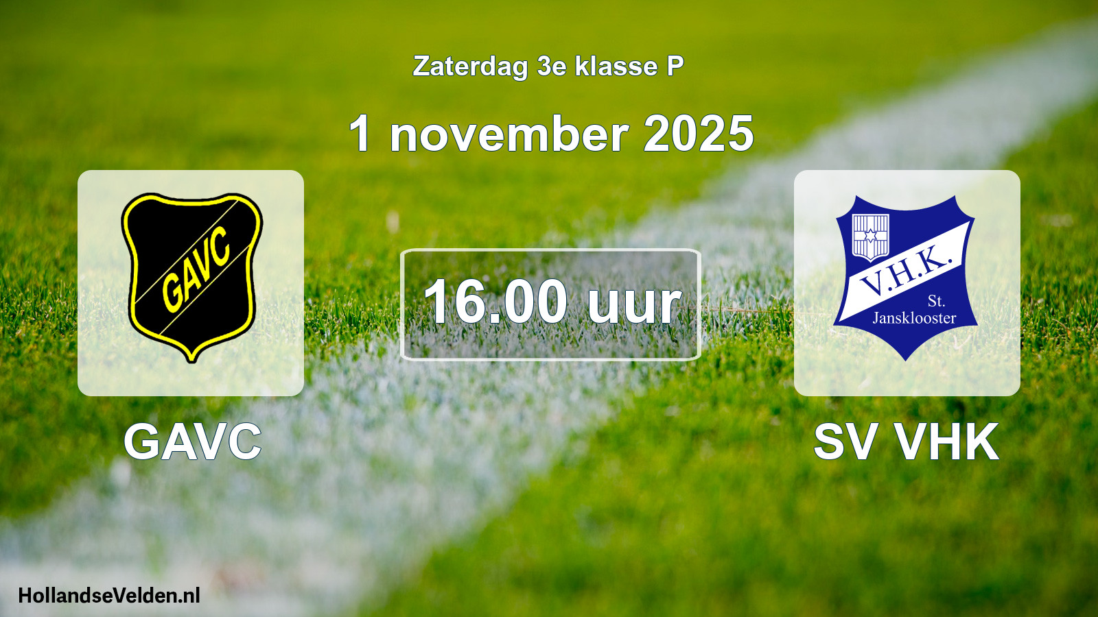 Scheduled Match: GAVC - SV VHK (1 November 2025)