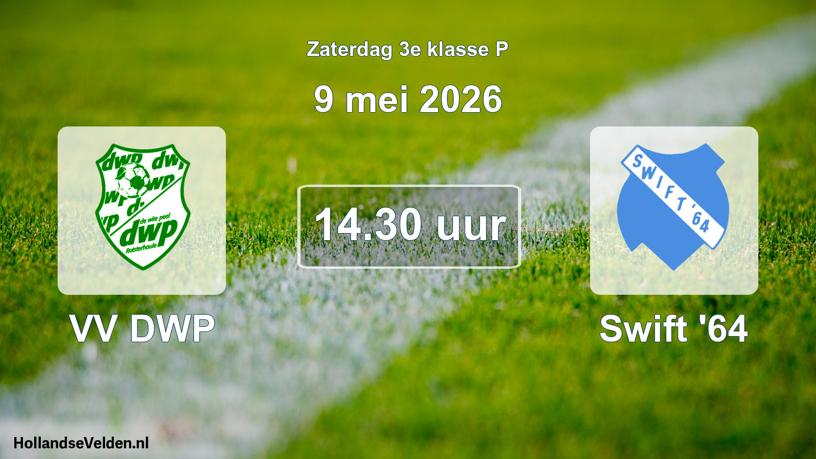 Scheduled Match: VV DWP - Swift '64 (9 May 2026)