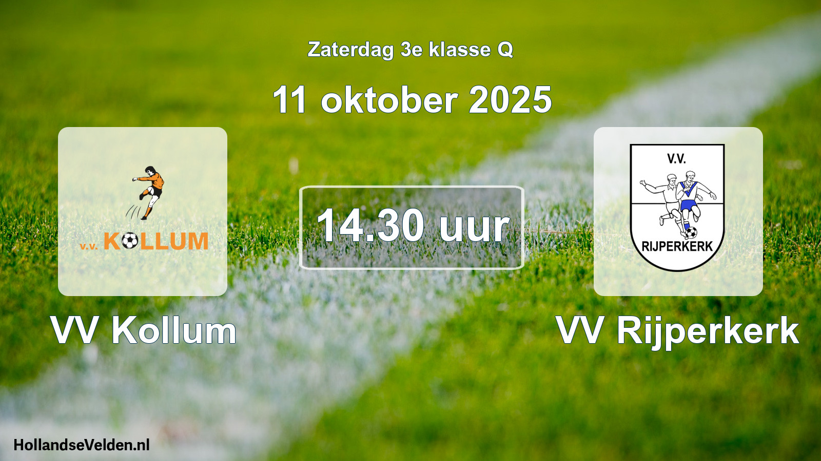 Scheduled Match: VV Kollum - VV Rijperkerk (11 October 2025)