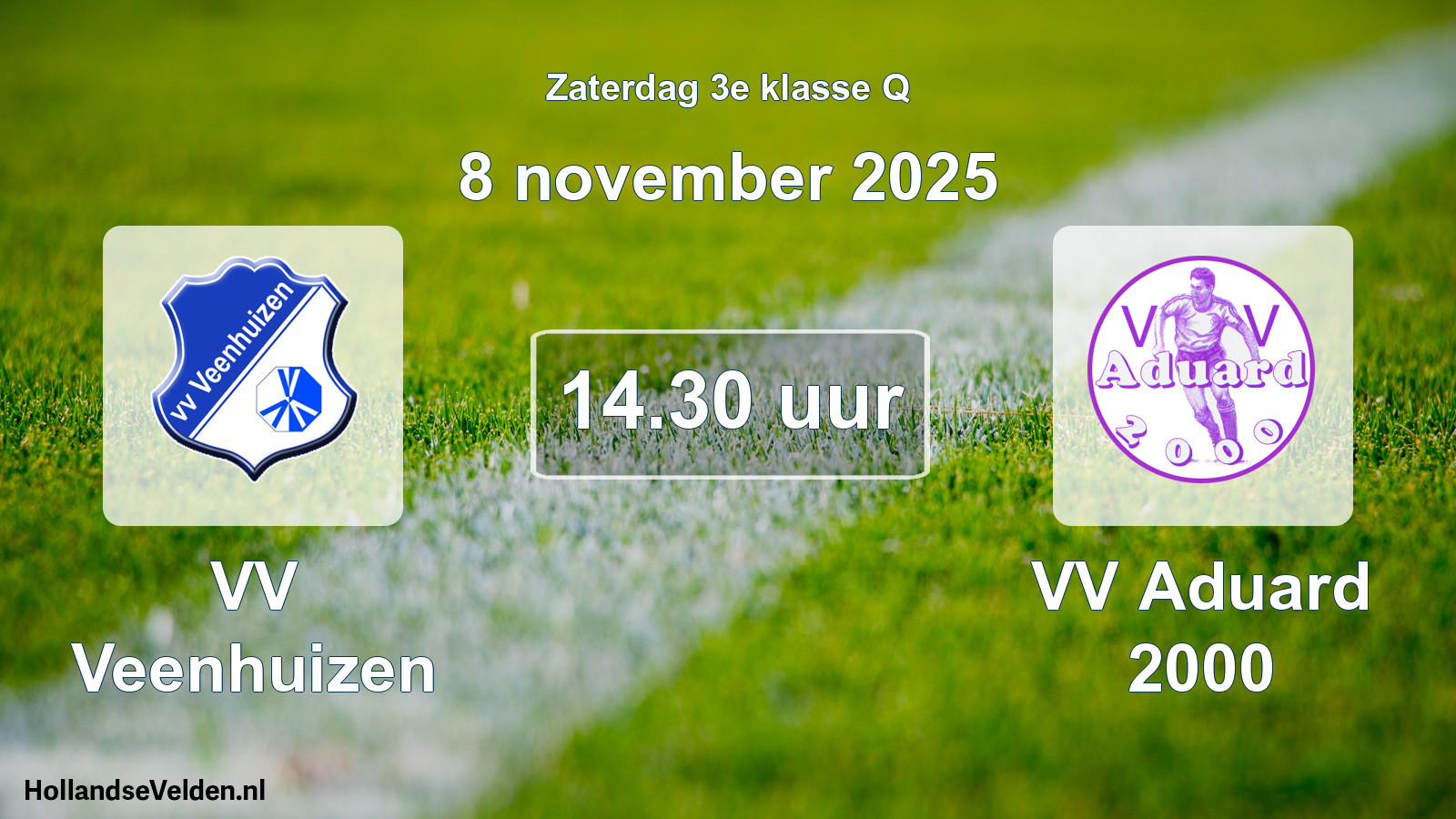 Scheduled Match: VV Veenhuizen - VV Aduard 2000 (8 November 2025)
