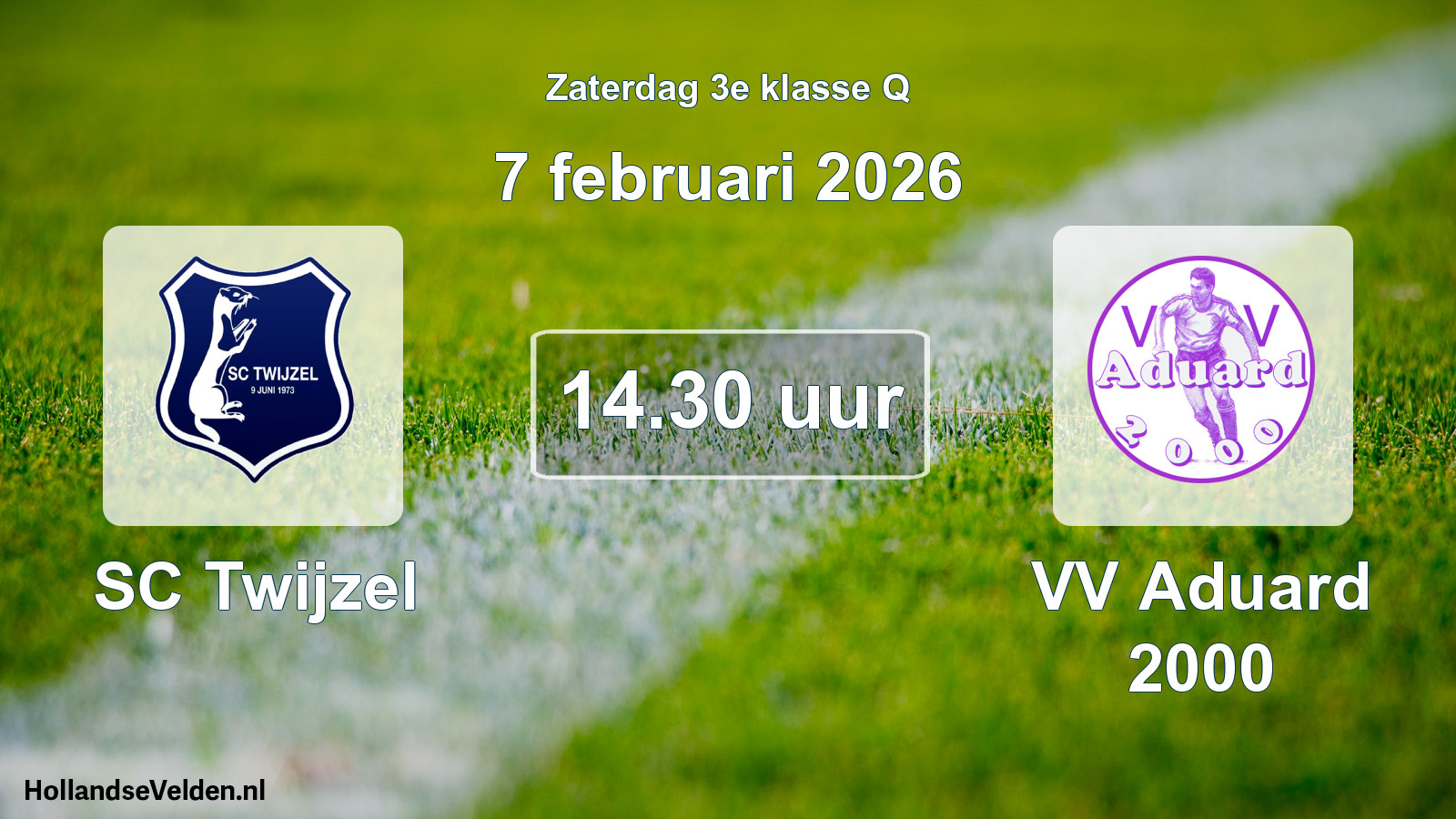 Scheduled Match: SC Twijzel - VV Aduard 2000 (7 February 2026)
