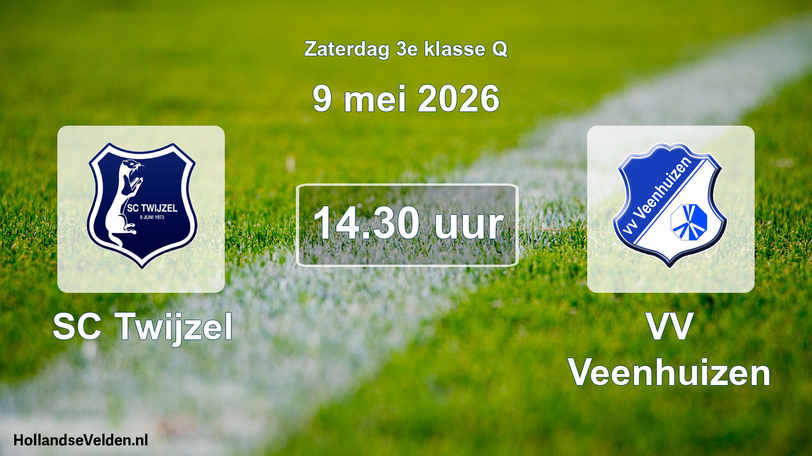 Scheduled Match: SC Twijzel - VV Veenhuizen (9 May 2026)