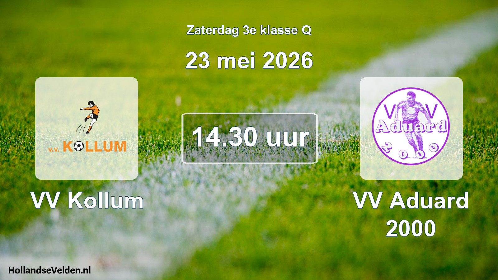 Scheduled Match: VV Kollum - VV Aduard 2000 (23 May 2026)