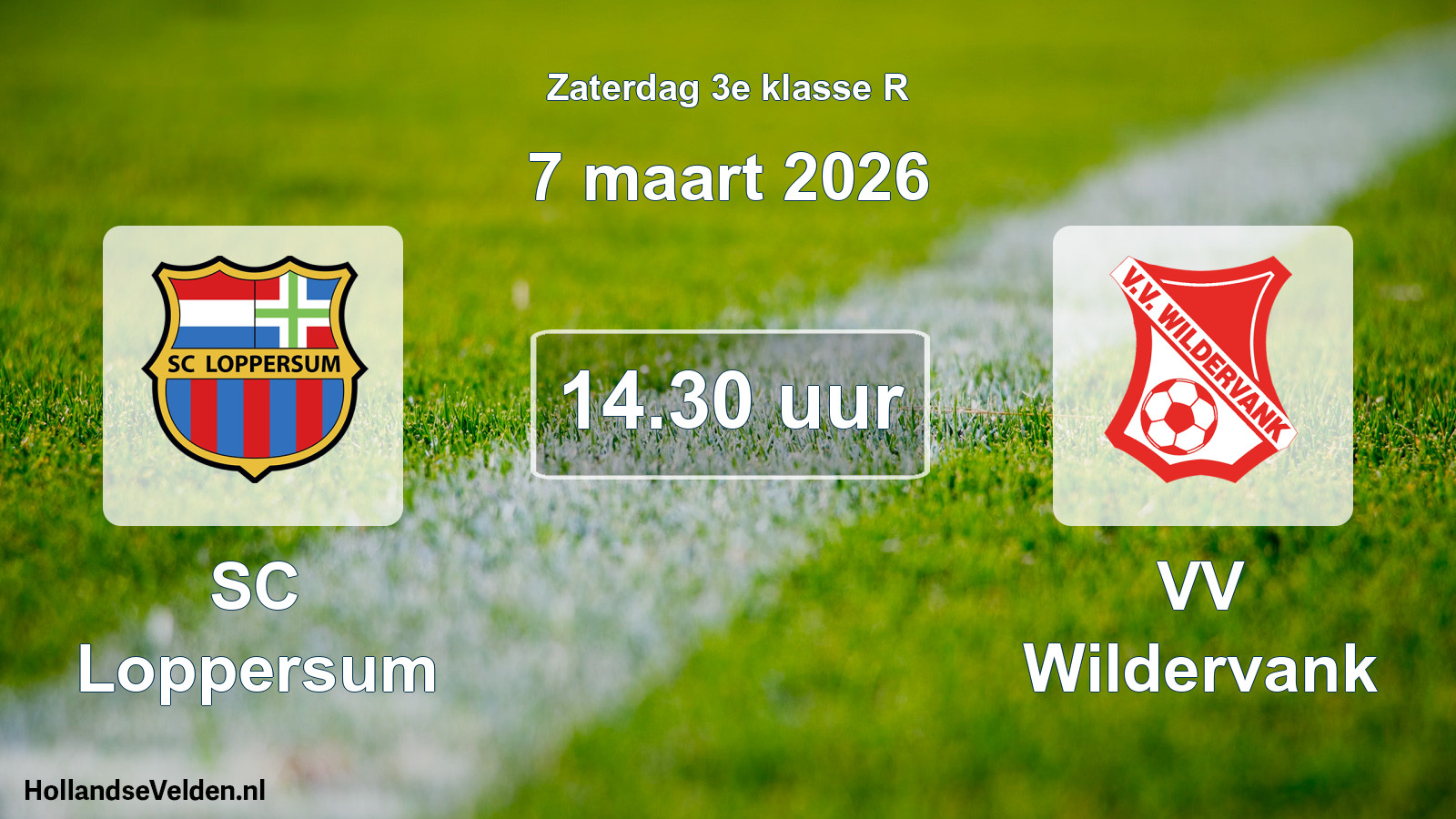 Scheduled Match: SC Loppersum - VV Wildervank (7 March 2026)