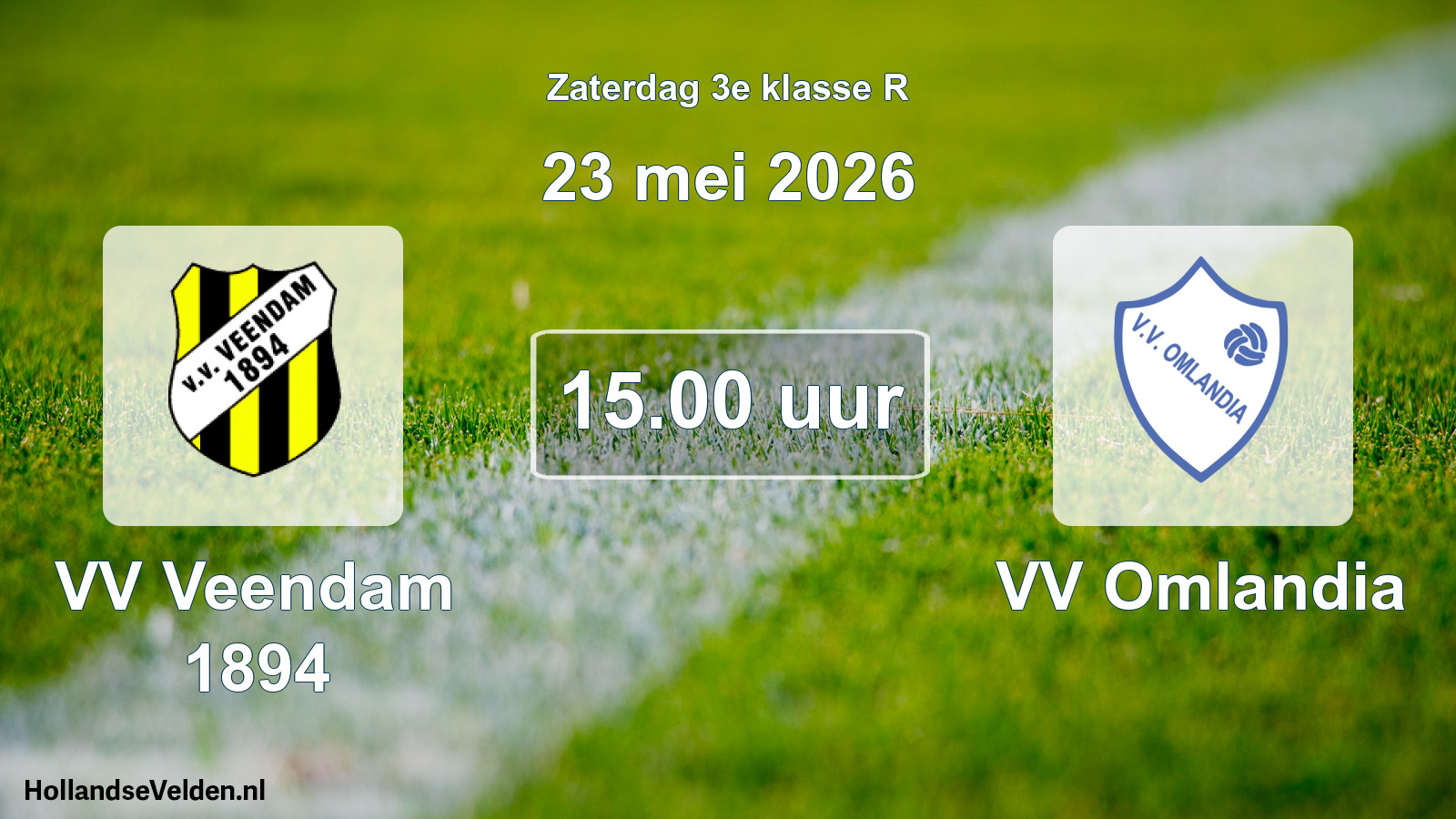 Geplande wedstrijd: VV Veendam 1894 - VV Omlandia (23 mei 2026)