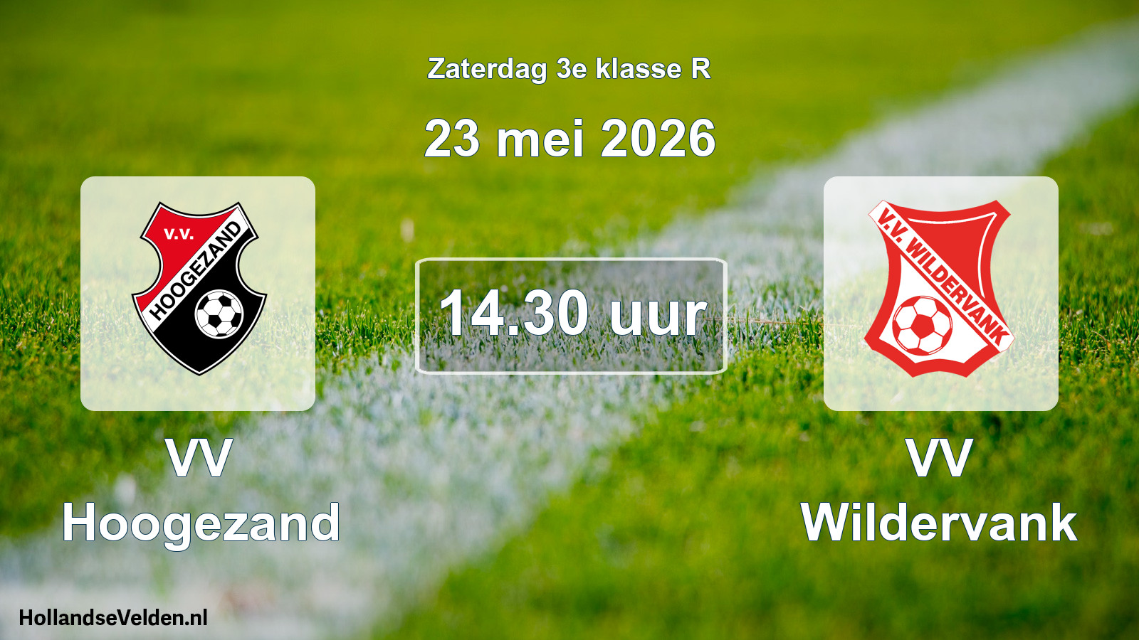 Scheduled Match: VV Hoogezand - VV Wildervank (23 May 2026)