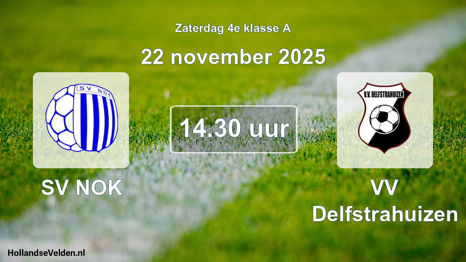 Scheduled Match: SV NOK - VV Delfstrahuizen (22 November 2025)