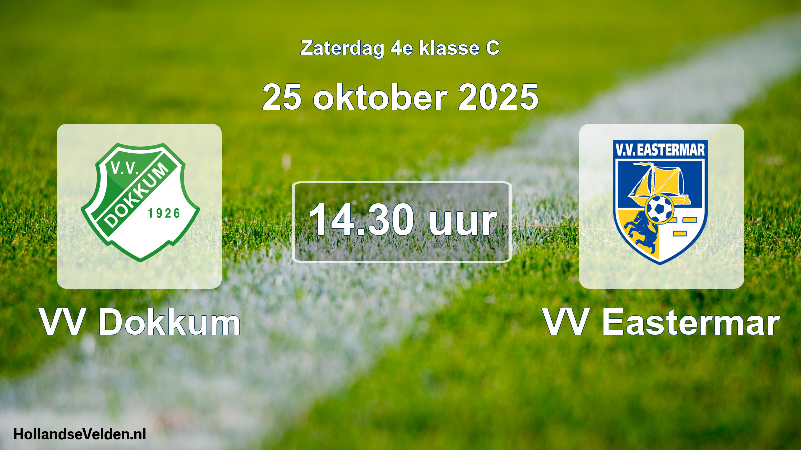 Scheduled Match: VV Dokkum - VV Eastermar (25 October 2025)