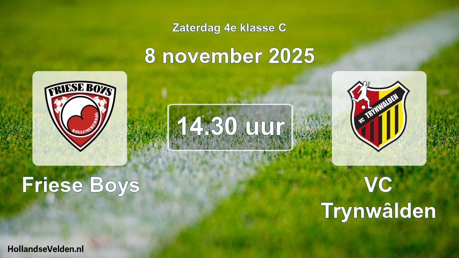 Scheduled Match: Friese Boys - VC Trynwâlden (8 November 2025)