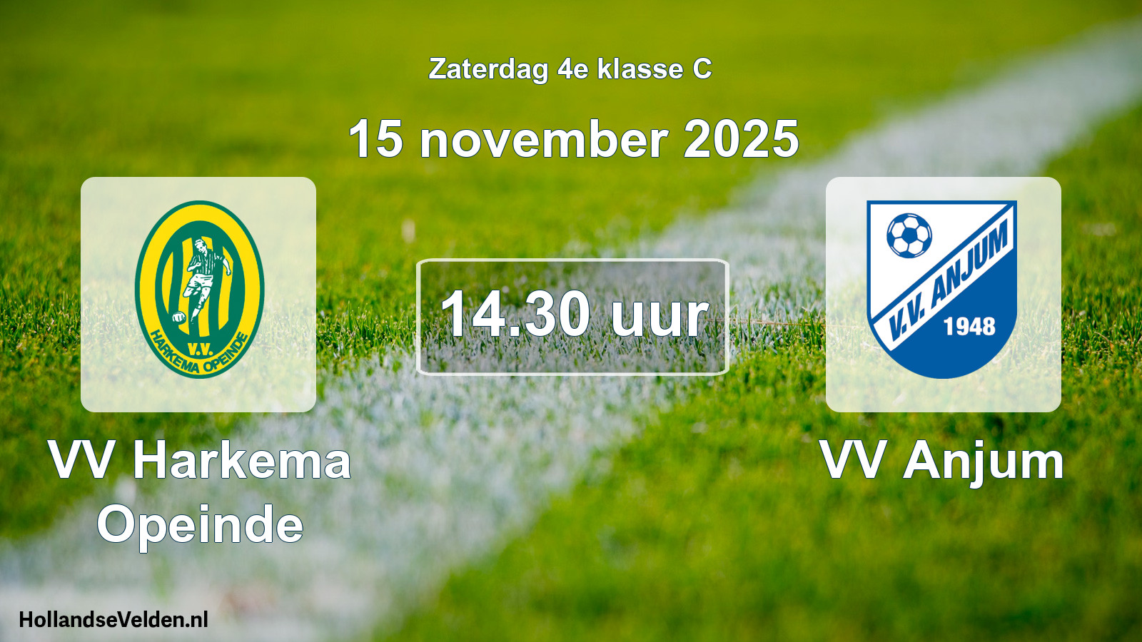 Scheduled Match: VV Harkema Opeinde - VV Anjum (15 November 2025)