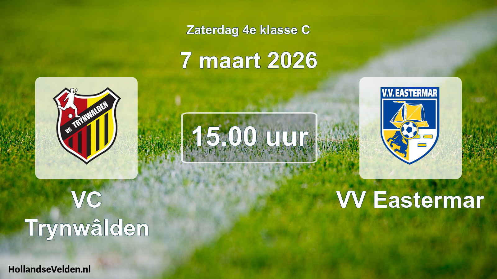 Scheduled Match: VC Trynwâlden - VV Eastermar (7 March 2026)