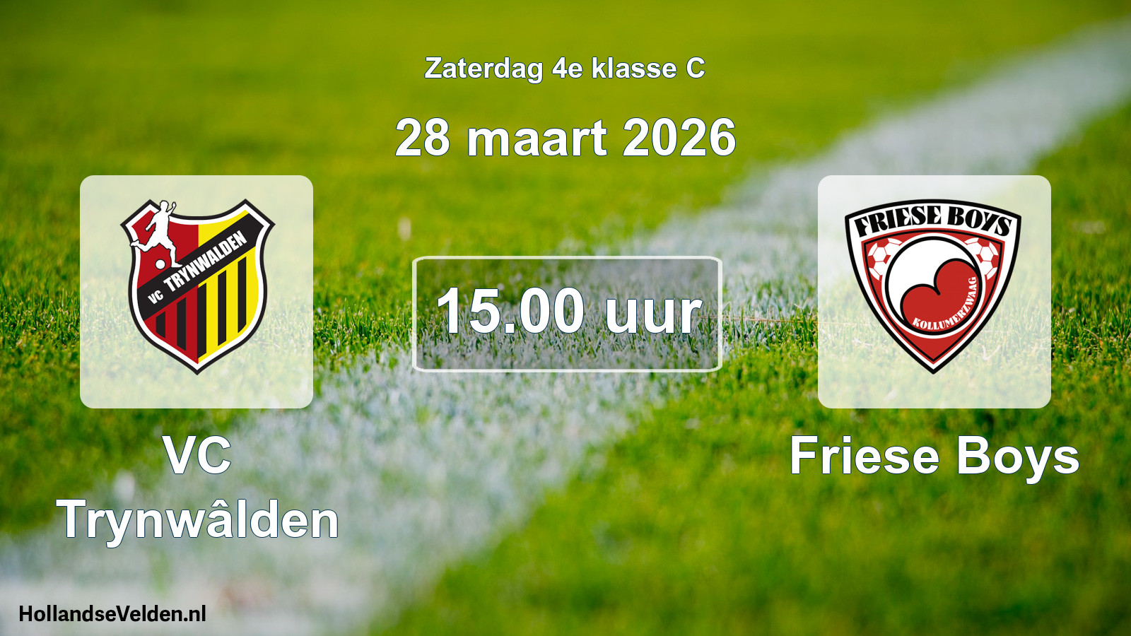 Scheduled Match: VC Trynwâlden - Friese Boys (28 March 2026)