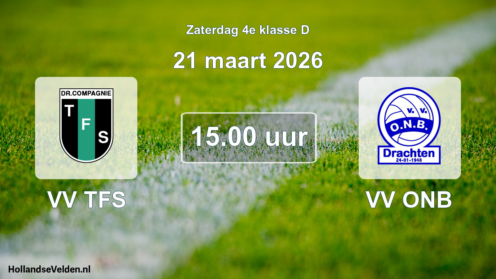 Scheduled Match: VV TFS - VV ONB (21 March 2026)