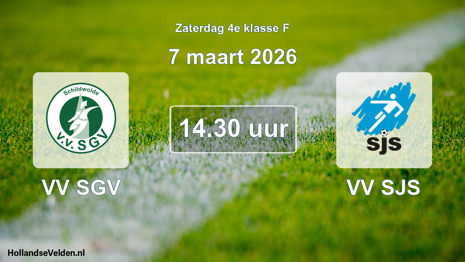 Scheduled Match: VV SGV - VV SJS (7 March 2026)