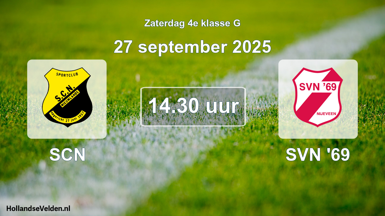 Scheduled Match: SCN - SVN '69 (27 September 2025)