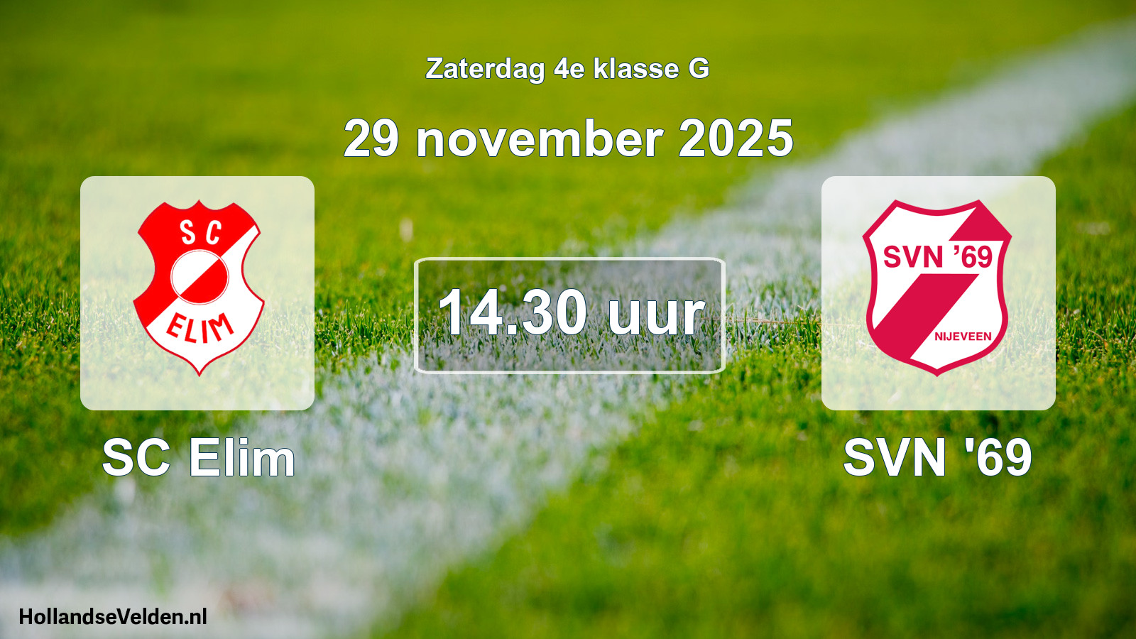 Scheduled Match: SC Elim - SVN '69 (29 November 2025)