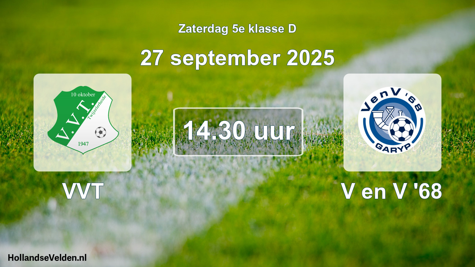 Scheduled Match: VVT - V en V '68 (27 September 2025)