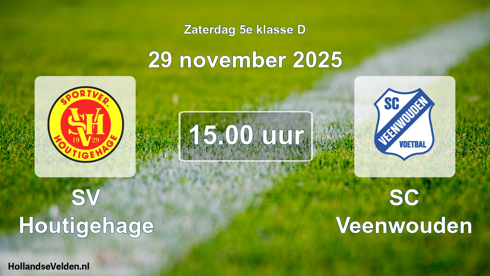 Scheduled Match: SV Houtigehage - SC Veenwouden (29 November 2025)