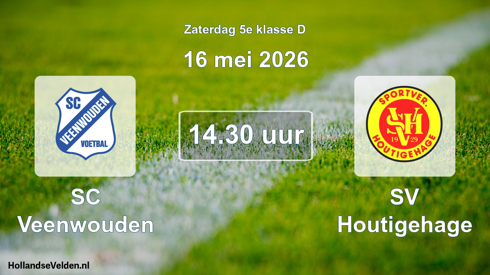 Scheduled Match: SC Veenwouden - SV Houtigehage (16 May 2026)