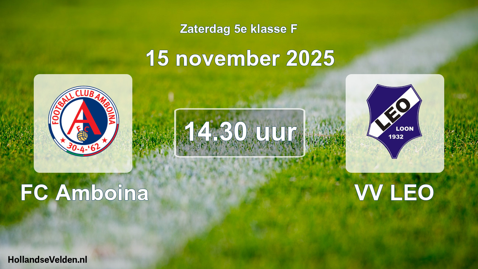 Scheduled Match: FC Amboina - VV LEO (15 November 2025)