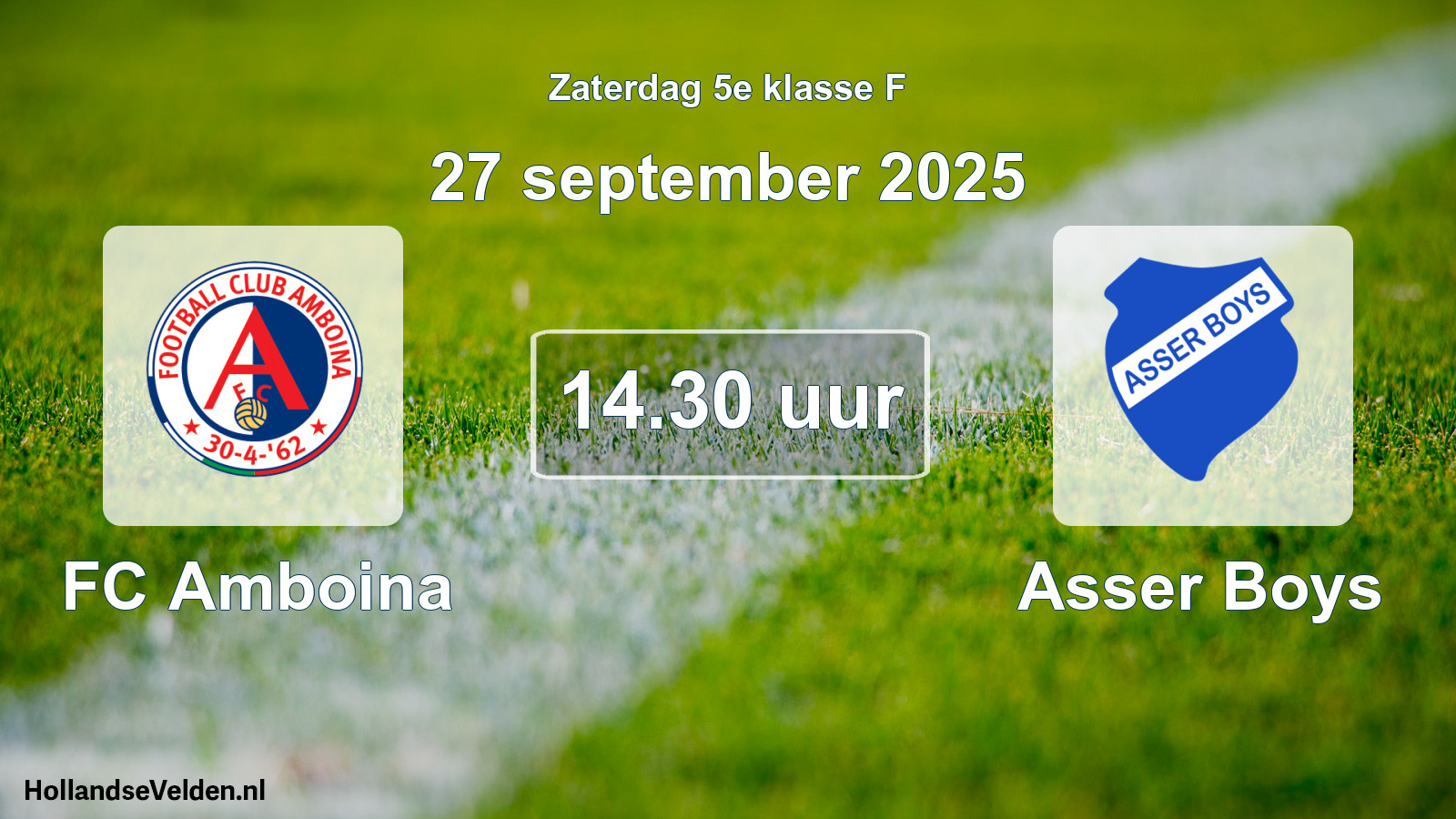 Scheduled Match: FC Amboina - Asser Boys (27 September 2025)