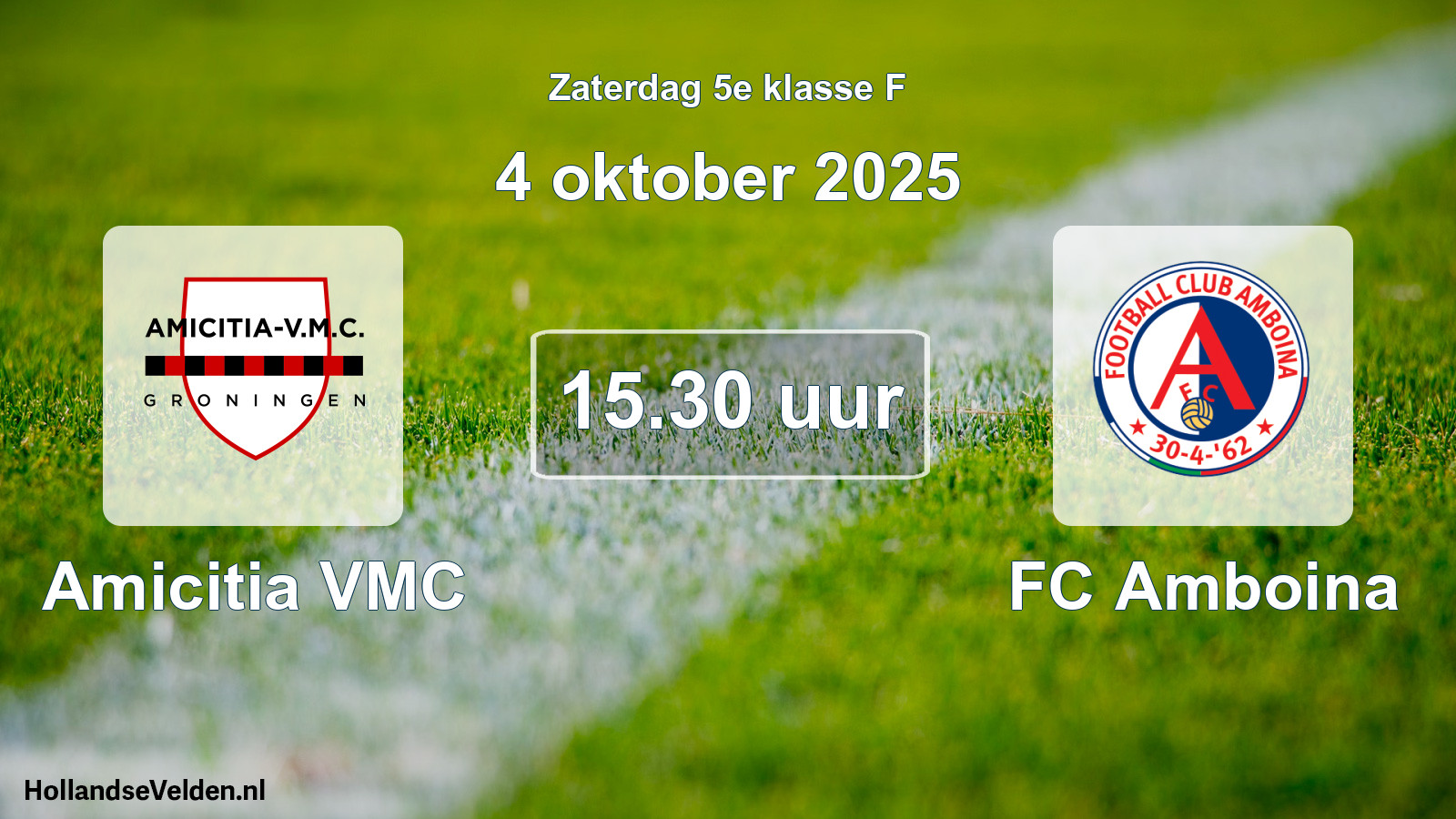 Scheduled Match: Amicitia VMC - FC Amboina (4 October 2025)