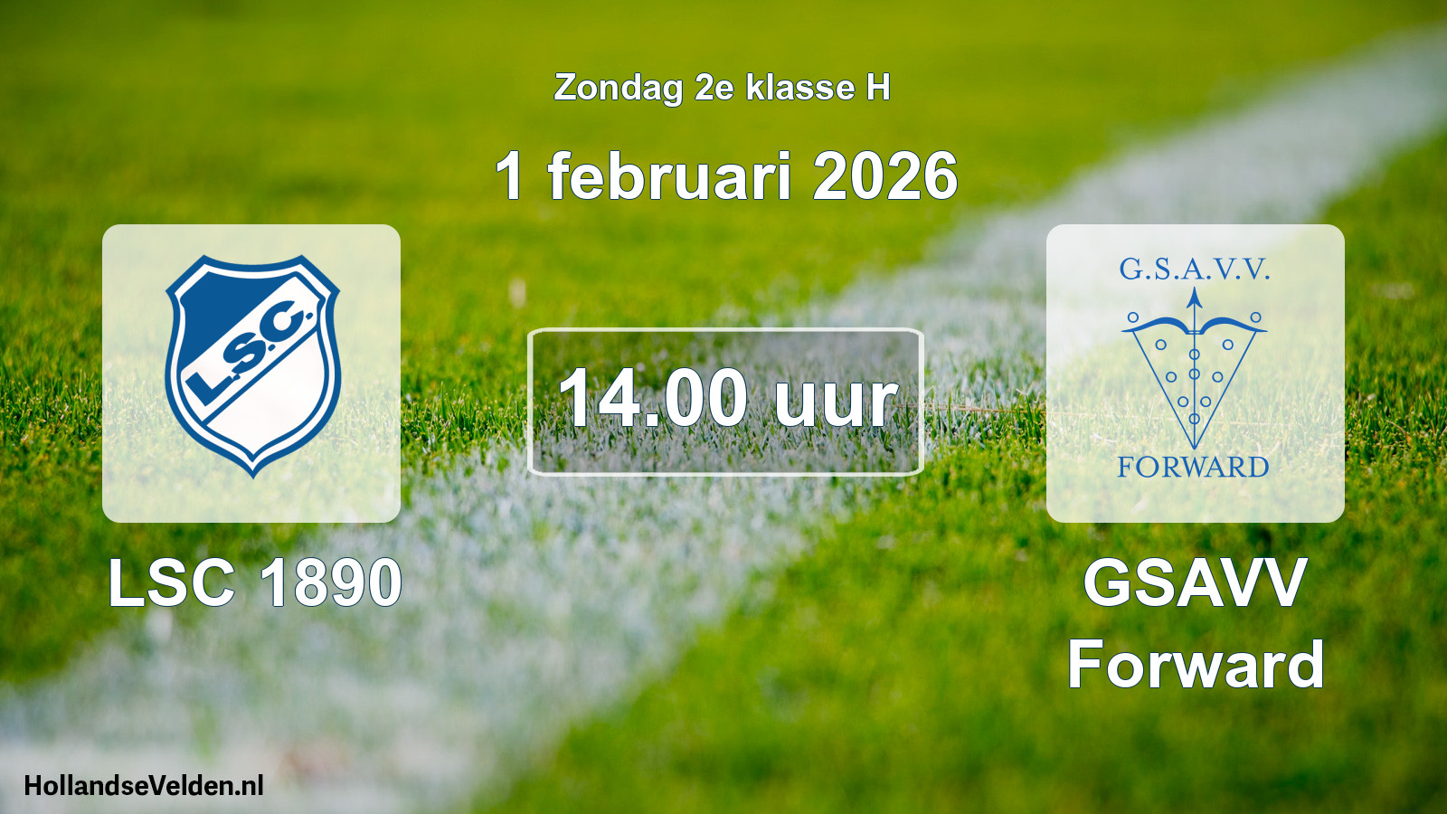 Scheduled Match: LSC 1890 - GSAVV Forward (1 February 2026)