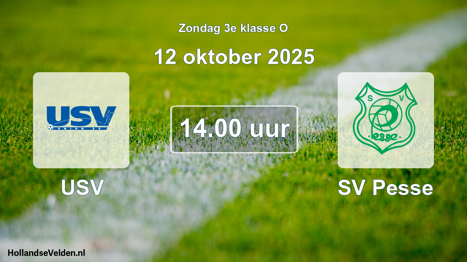 Scheduled Match: USV - SV Pesse (12 October 2025)