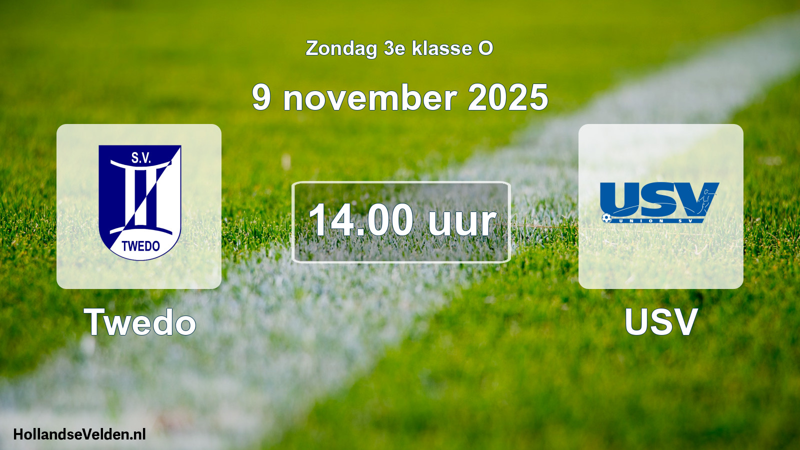 Scheduled Match: Twedo - USV (9 November 2025)