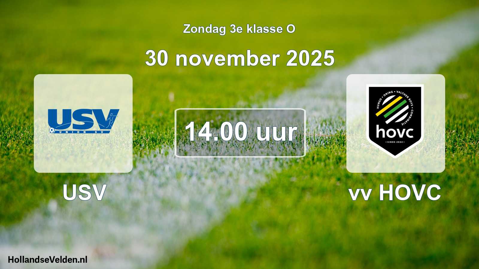 Scheduled Match: USV - vv HOVC (30 November 2025)