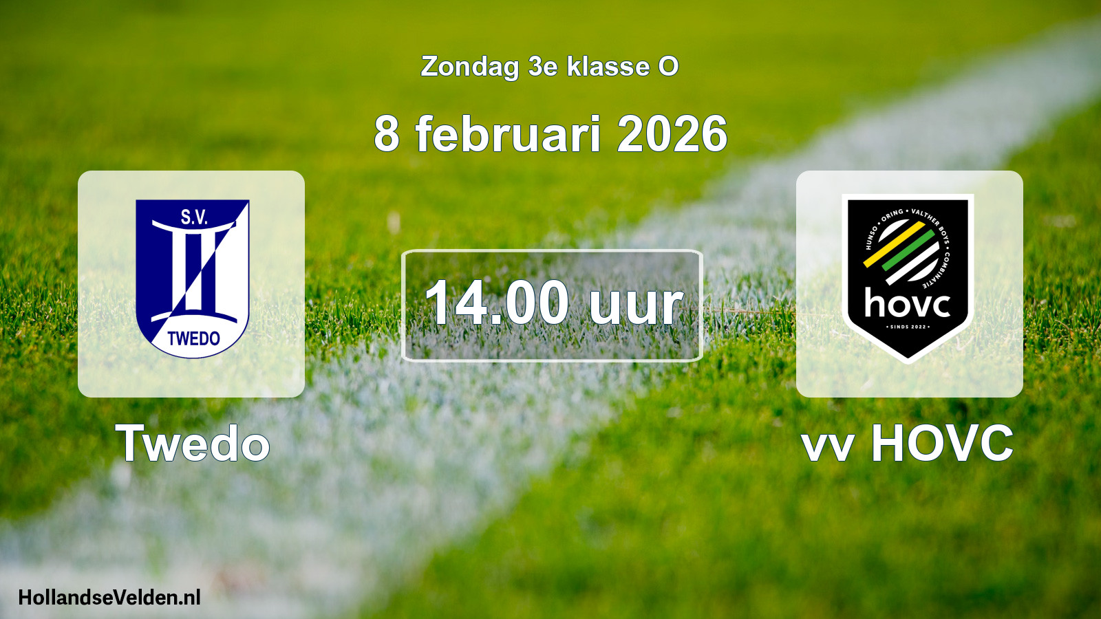 Scheduled Match: Twedo - vv HOVC (8 February 2026)