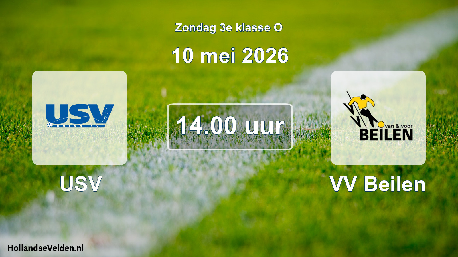 Scheduled Match: USV - VV Beilen (10 May 2026)